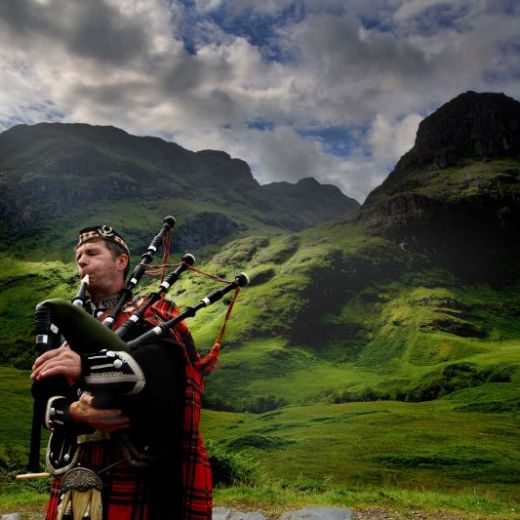 glencoe bagpipes