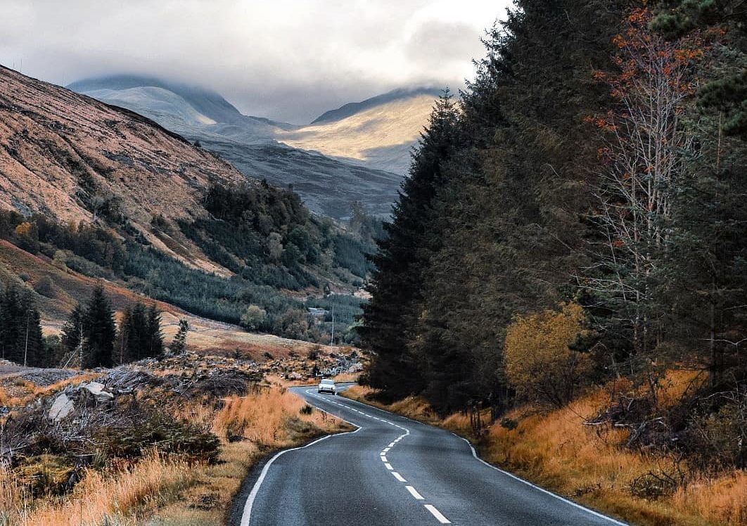 Carretera de las Highlands Carretera de Escocia