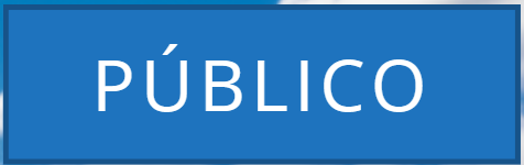 Blue sign with the word 'PÚBLICO' in white letters.